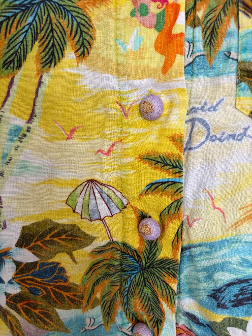 Alemais Holiday Hawaii Print Playsuit - Picture 9 of 12